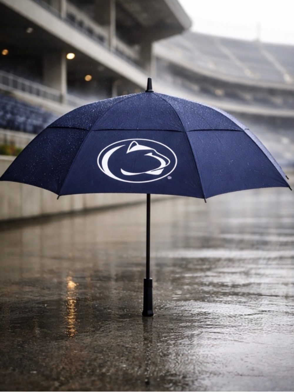 NIBWT Weatherman Umbrella 12” Long Durable Frame Fits Bag/Purse PENN State
